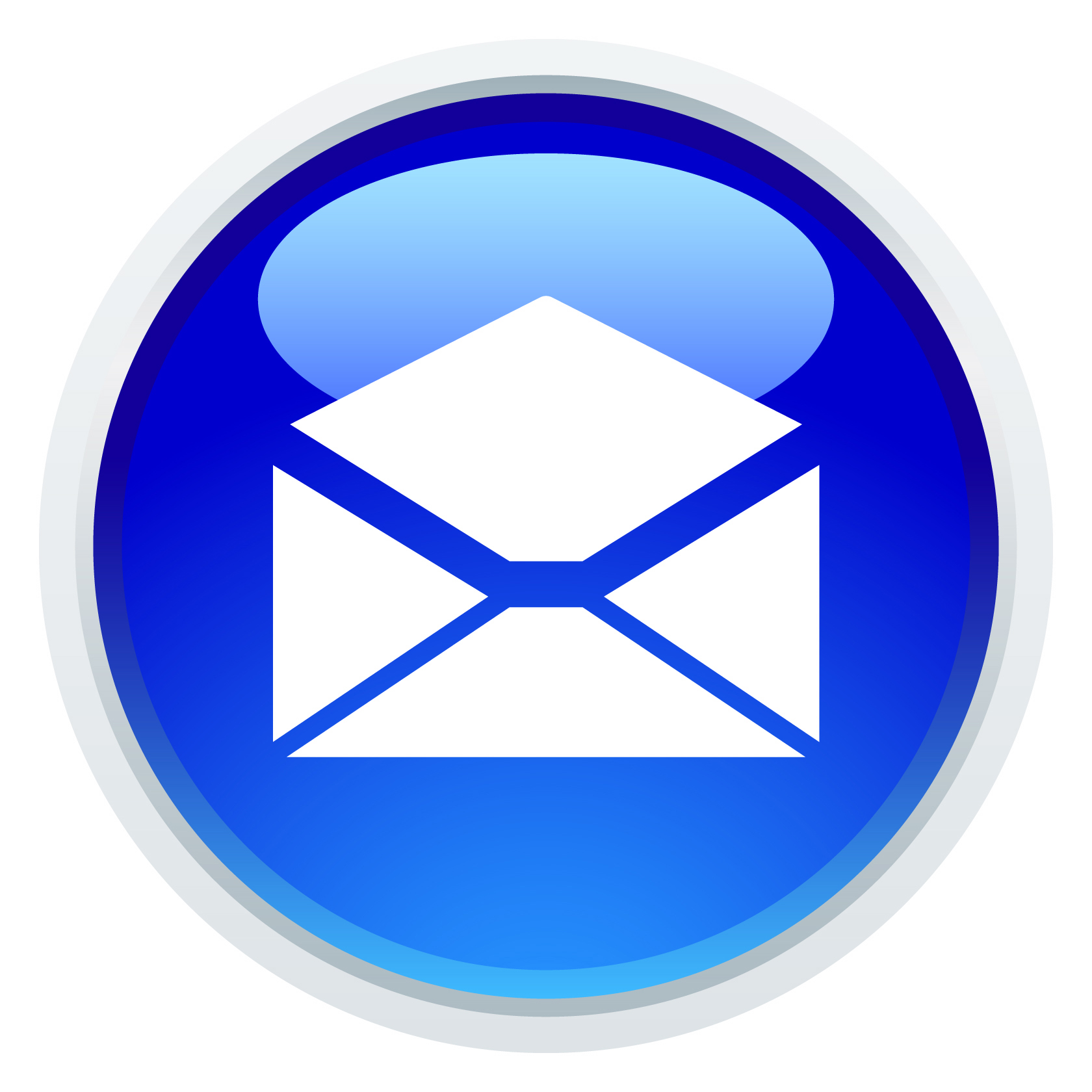 email clipart blue - photo #34