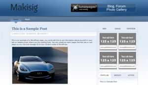 Makisig WordPress Theme