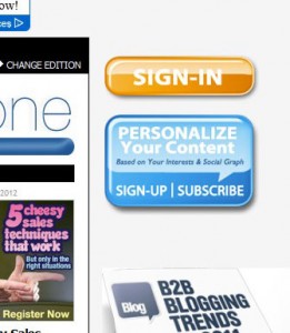 BMZ-Personalization-Button Personalized B2B Content from the B2B Marketing Zone