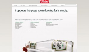 Heinz 404 Error Page