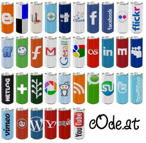 Social Media Icon Cans