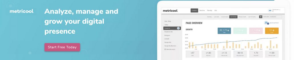 Analyze, manage and grow your digital presence with Metricool
