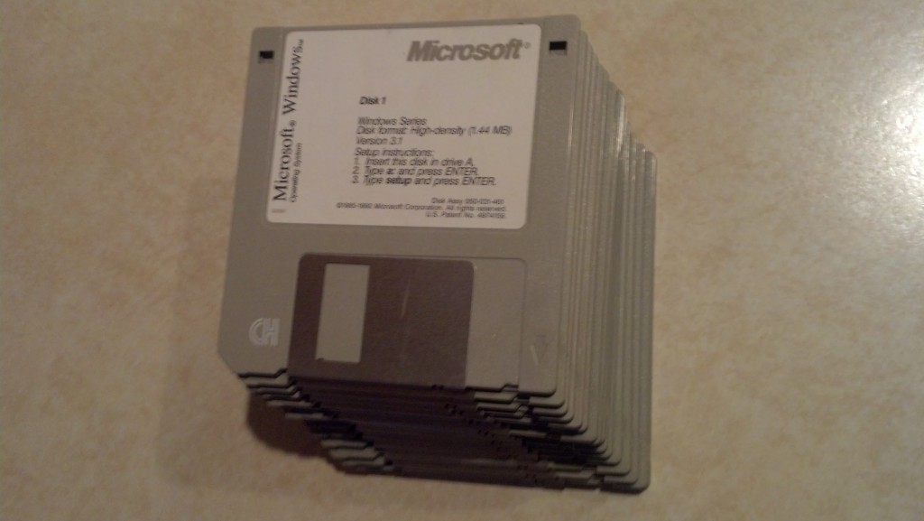 Windows 3.1 install diskettes - 14