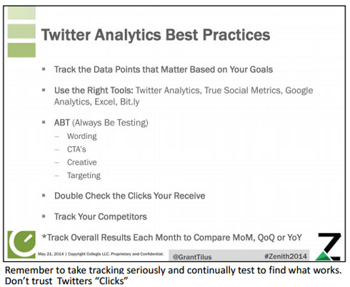 Twitter Analytics best practices