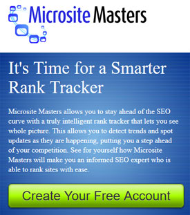 A smarter SEO rank tracker - Microsite Masters
