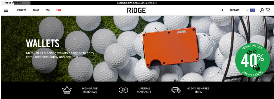 How Ridge uses compelling visuals