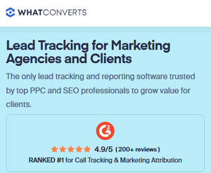 Calls, forms and chats
Capture all your leads and marketing attribution for all conversion types
