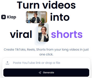 Turn videos into viral shorts instantly