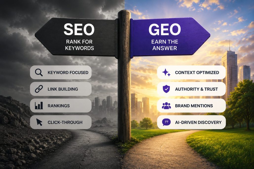 Transitioning from SEO to Generative Engine Optimization